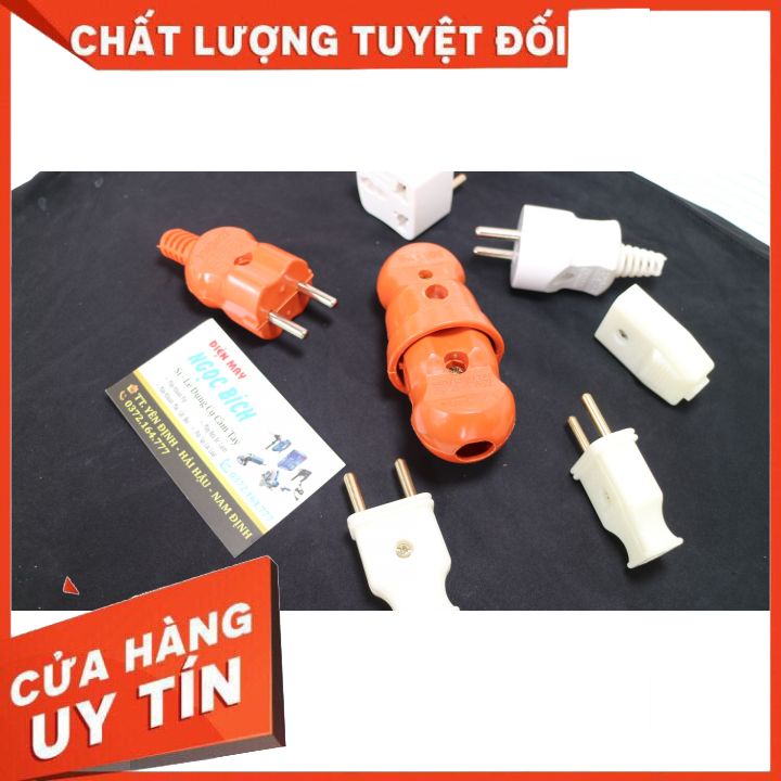 [RẺ VÔ ĐỊCH] Combo Phích cắm siêu chịu tải,đầu nối âm,bộ nối nguồi SOPOKA chống vỡ chịu nhiệt