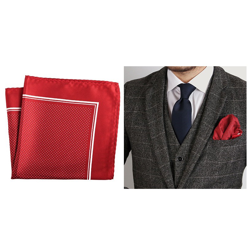 [NEW] Khăn cài túi áo vest - Phụ kiện âu phục nam