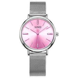 79% GIẢM (Đồng hồ nữ SINO JAPAN S8838 dây thép chống gỉ + Tặng kèm hộp đẹp & pin đồng hồ dự phòng