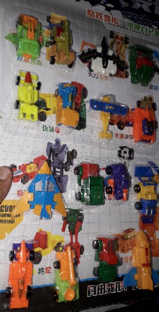 Set 16 mô hình xe và máy bay lắp ráp robot 38001 hoặc 38002 rất đẹp
