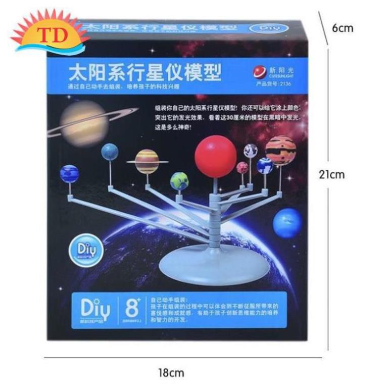 Mô Hình Hệ Mặt Trời Cho Bé