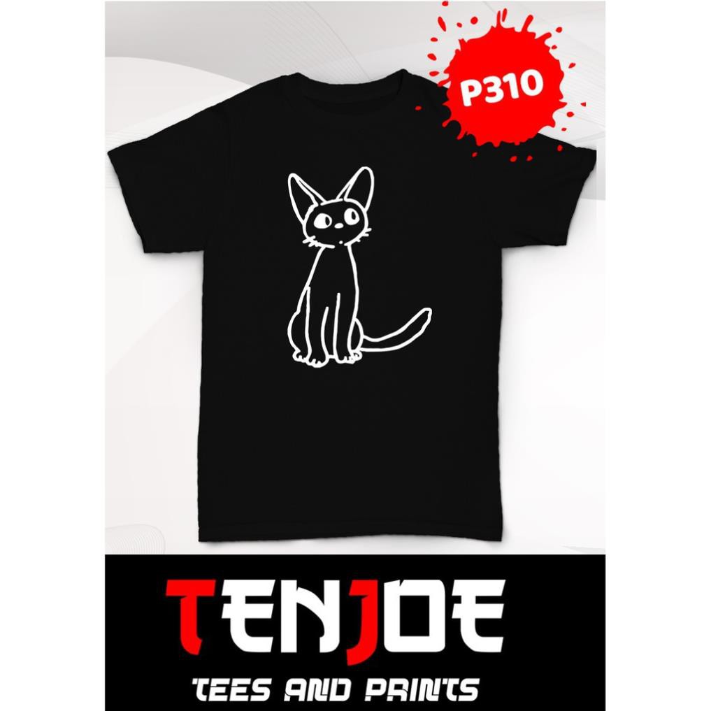 (SALE 50%)Áo thun Anime Kiki's Delivery Service -Jiji màu đen cực đẹp giá rẻ