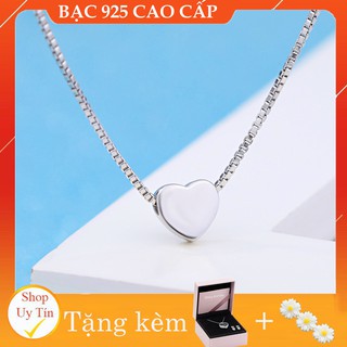 [GIÁ HỦY DIỆT] Dây Chuyền Bạc Trái Tim Khối Bạc Đặc Daisy S925 | Shop Uy Tín Free Ship Toàn Quốc Giao Hàng Nhanh 4h