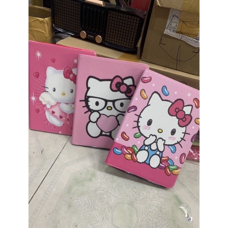 Bao da Samsung Tab A 9.7inch P555 dẻo hình kitty doremon siêu dễ thương