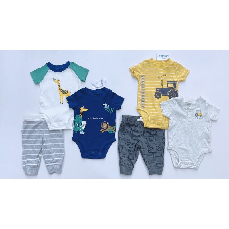Set body 3 chi tiết Carters bé trai
