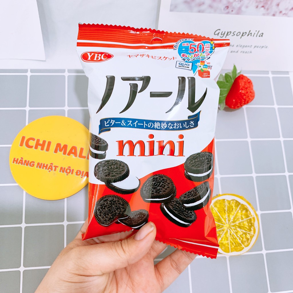 Bánh Quy Oreo Mini Bits Sandwiches &amp; YBC Noir Black Cocoa (Date: 2022)