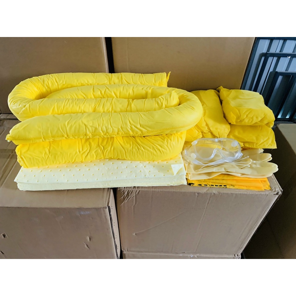 Bộ spill kit ứng cứu dầu tràn và hóa chất 45L
