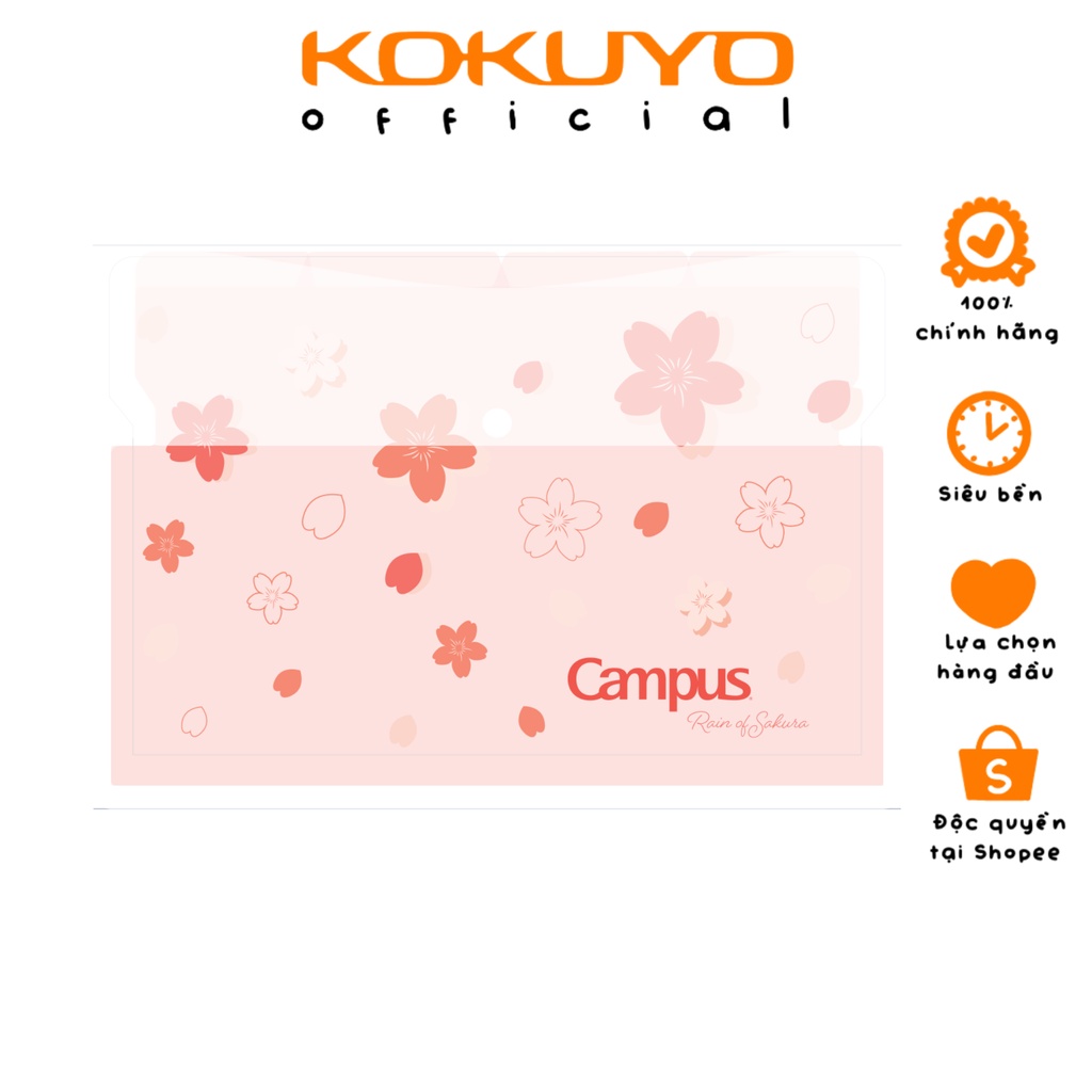 Túi Đựng Tài Liệu 5 Ngăn Campus Series Rain Of Sakura A4