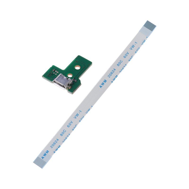 Bảng Mạch Cổng Sạc Usb Kèm Dây Cáp 12 Pin Cho Bộ Điều Khiển Jds-030 Ps4