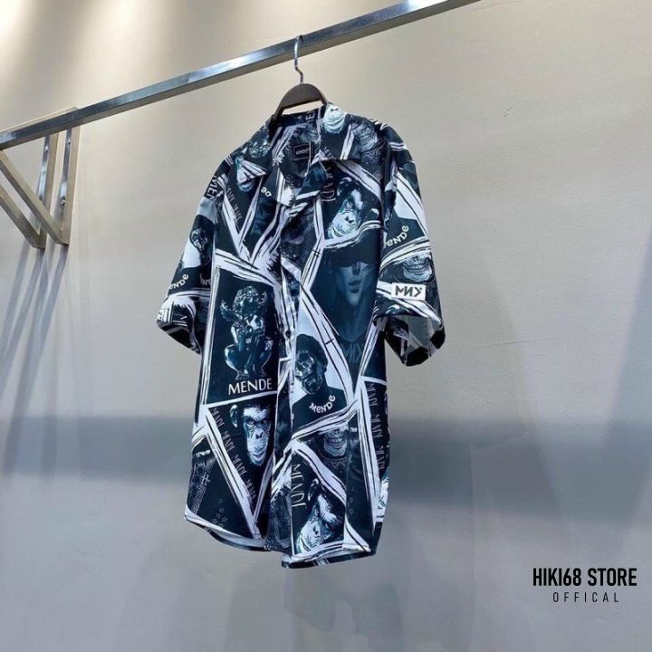 Áo Sơ Mi Cộc Tay Chất Lụa  unisex Nam Nữ Phong Cách Hàn Quốc | BigBuy360 - bigbuy360.vn