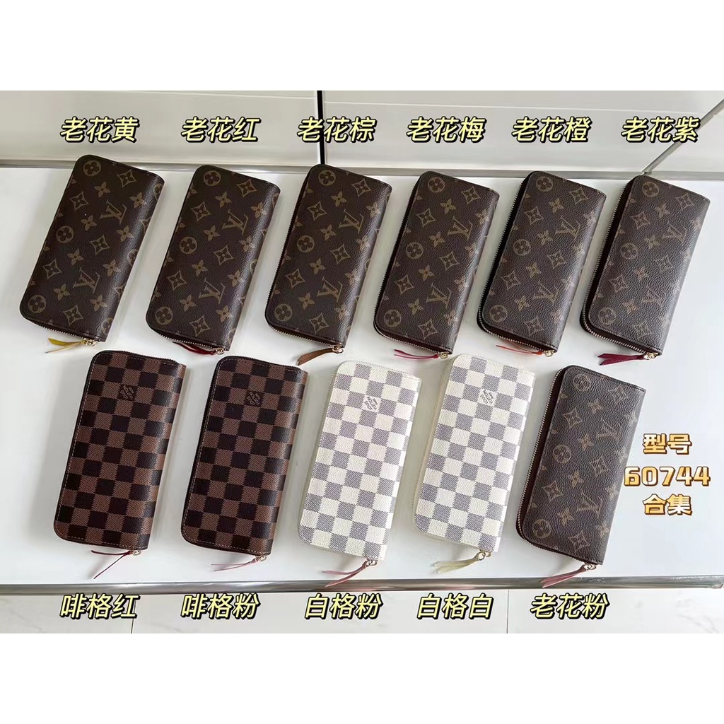 Sẵn sàng giao hàng Ví nữ có dây kéo mới của Louis Vuitton LV có hộp