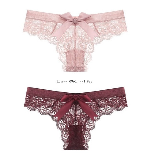 Quần lót lọt khe nữ sexy quyến rũ - Quần lót nữ sexy cao cấp ren trong suốt lọt khe