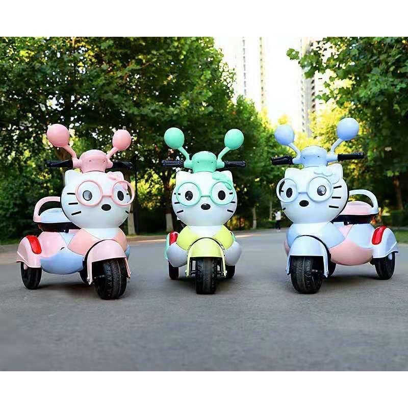 Xe máy điện trẻ em hình Kitty