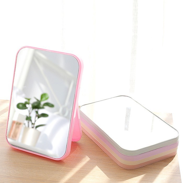 [Tổng Kho Sỉ] Gương Soi Khung Chữ Nhật Hàn Quốc Để Bàn Trang Điểm T8 Bạn Gái