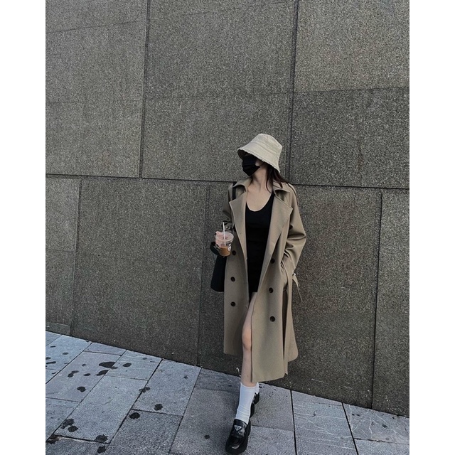 Áo Khoác Măng Tô Dáng Dài L1