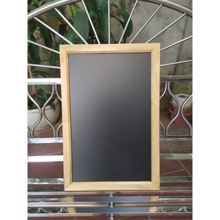  Bảng Menu đen khung gỗ cao su đủ kích kỡ  Tặng kèm phấn màu  