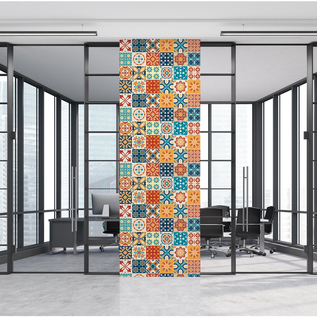 Gạch bông 40x60cm - Decal Gạch Bông Dán bếp, Dán tường - Trang trí nhà cửa.
