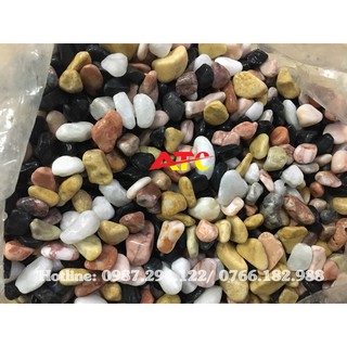 Đá sỏi màu trang trí (túi 2kg)