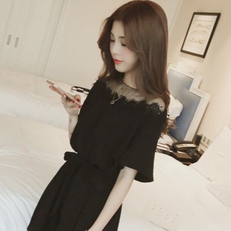 Đầm Chiffon Lửng In Hoa Mùa Hè Mới Cho Nữ M ~ 4xl