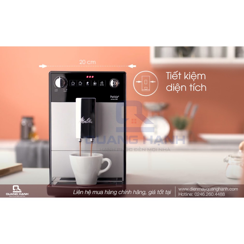 Máy pha cafe tự động Melitta Purista Series 300 [Hàng chính hãng]