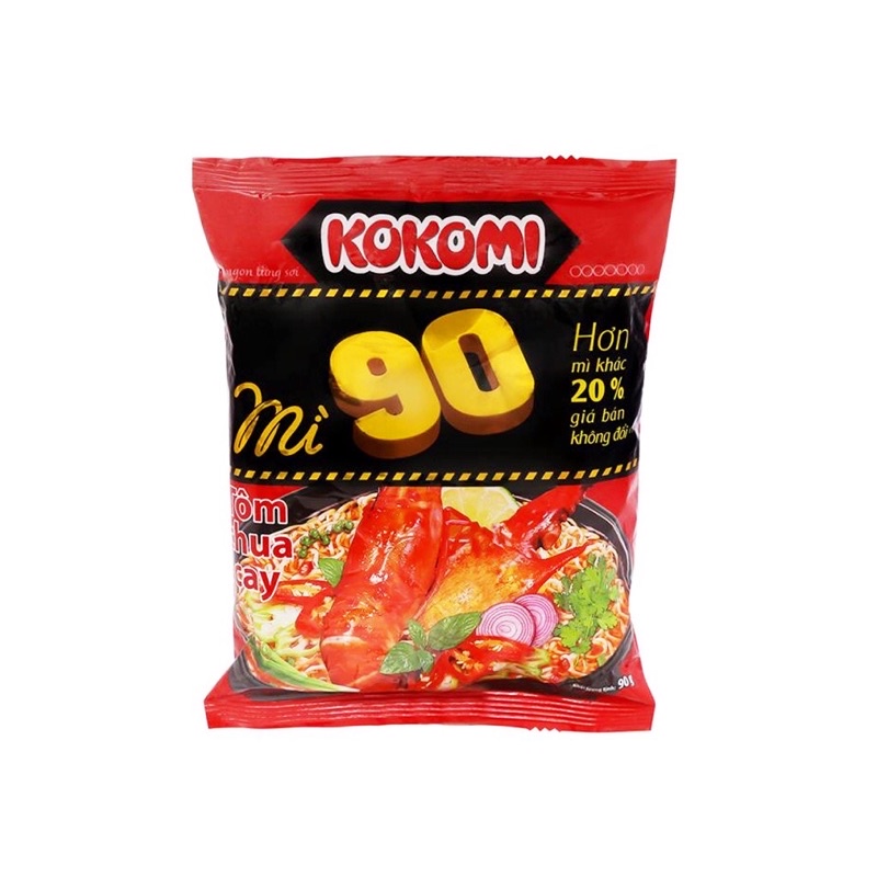 Thùng mì Kokomi 90g x 30 gói date luôn mới