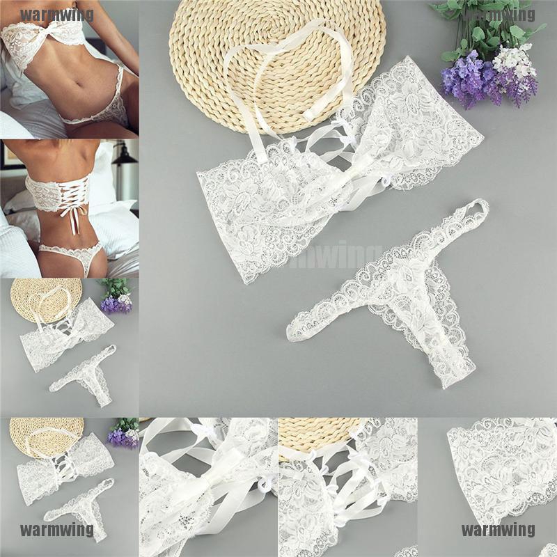 Đồ Lót Ngủ Nữ G-string Thêu Ren Phong Cách Babydoll Gợi Cảm