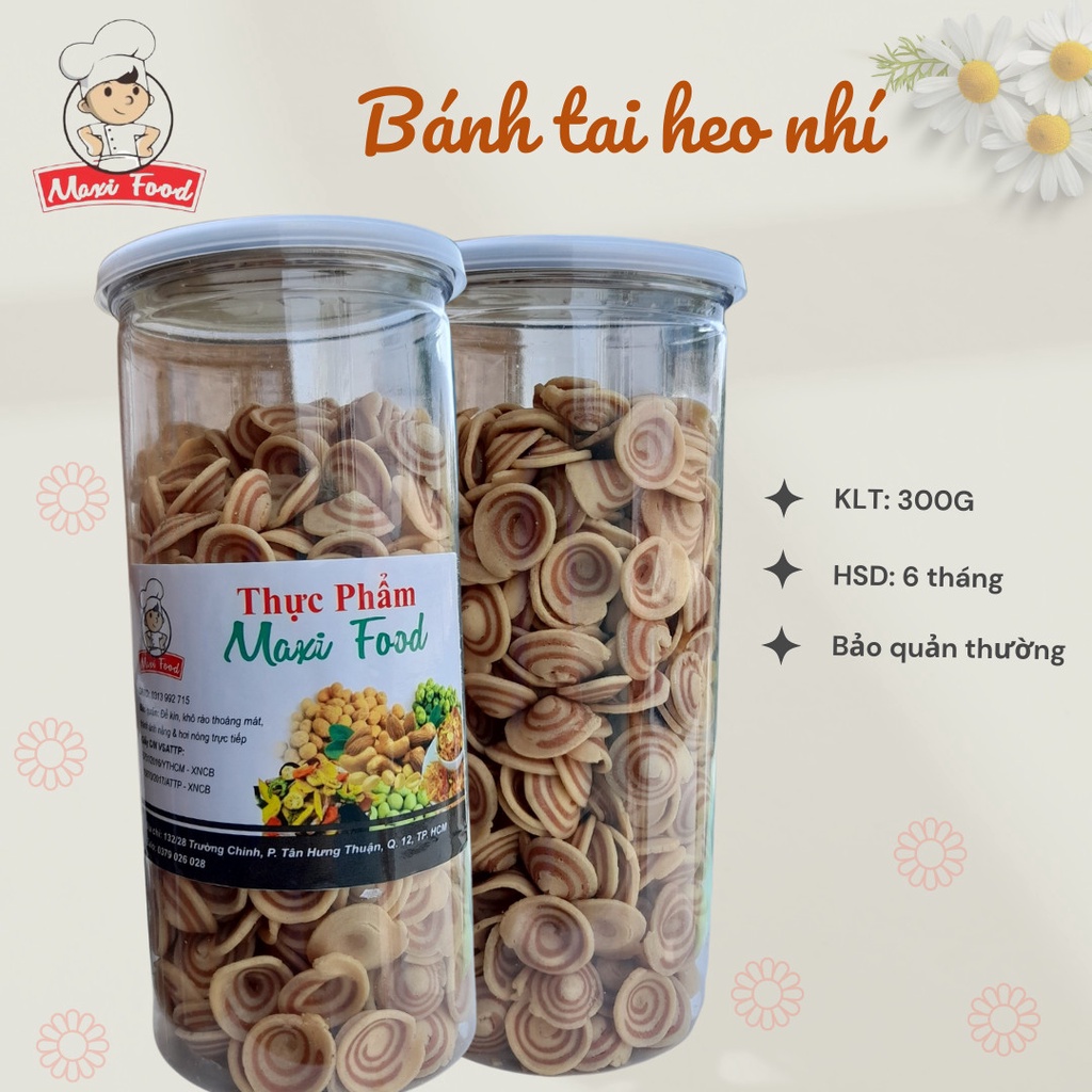 300g Bánh Tai Heo Nhí Giòn Ngon  | Maxifood