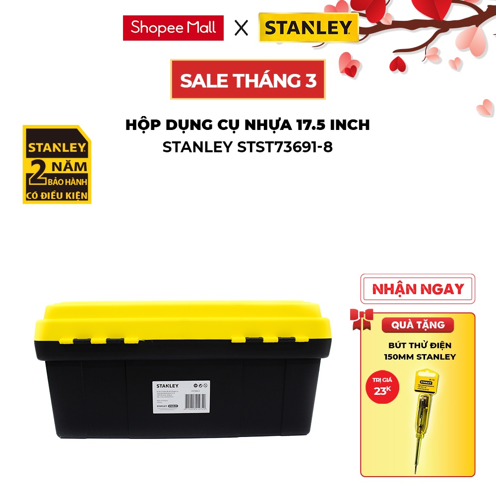 Hộp dụng cụ nhựa 17.5 inch Stanley STST73691-8