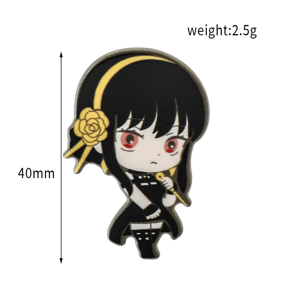 Ghim Cài Áo Phong Cách Anime SPY×FAMILY Dễ Thương