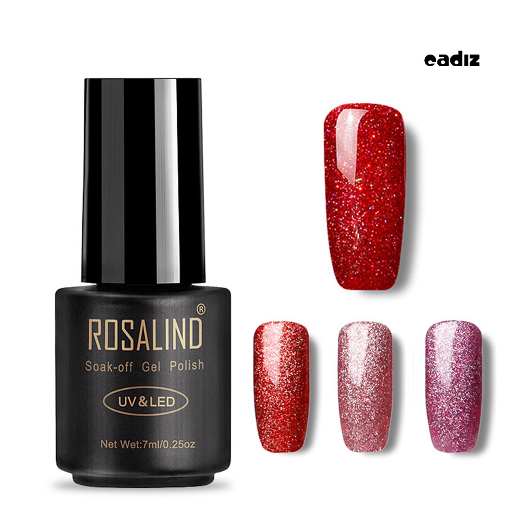 Sơn Móng Tay ROSALIND Màu Cầu Vồng Lấp Lánh Chuyên Dụng Cho Trang Trí Móng Tay Nghệ Thuật