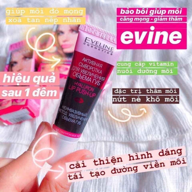 SERUM DƯỠNG MÔI EVELINE LIP PUSH UP