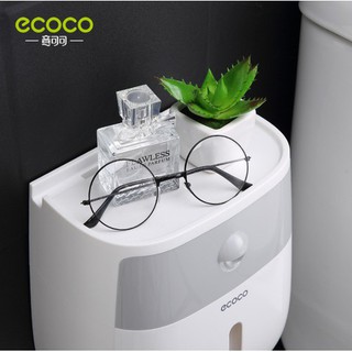 [Ưu đãi] Hộp Đựng Giấy Vệ Sinh 2 Tầng Ecoco lớn