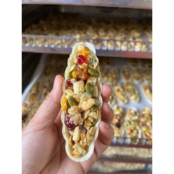 Bánh thuyền Trần Anh Food - Bánh thuyền mix hạt dinh dưỡng