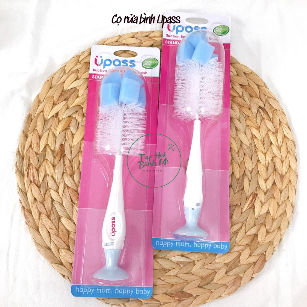 Cọ rửa bình sữa có mút Upass
