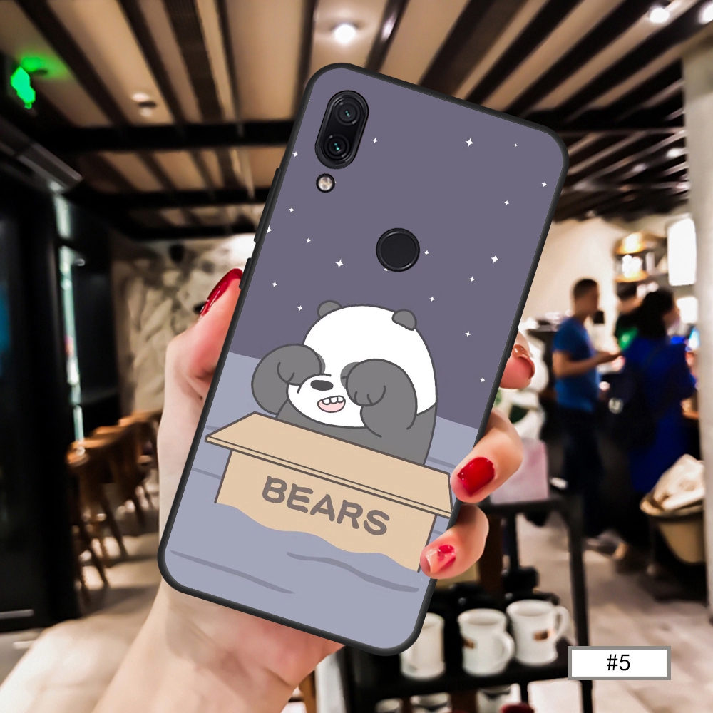 Ốp điện thoại vỏ mềm có hình gấu hoạt hình dễ thương cho Xiaomi Redmi Note7 7 Note6 6A 5 5A 5 Plus S2 Note4X