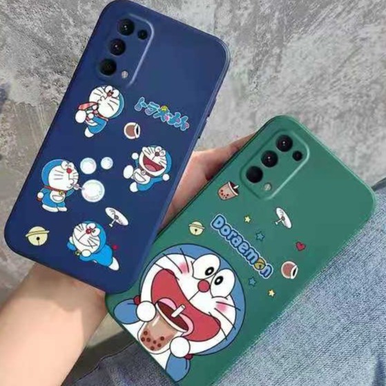 Ốp điện thoại Silicon TPU mềm hình Doraemon đáng yêu cho Oppo Reno 5