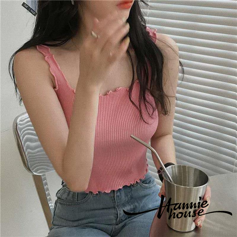 Áo Hai Dây Màu Trơn Gợi Cảm Cho Nữ