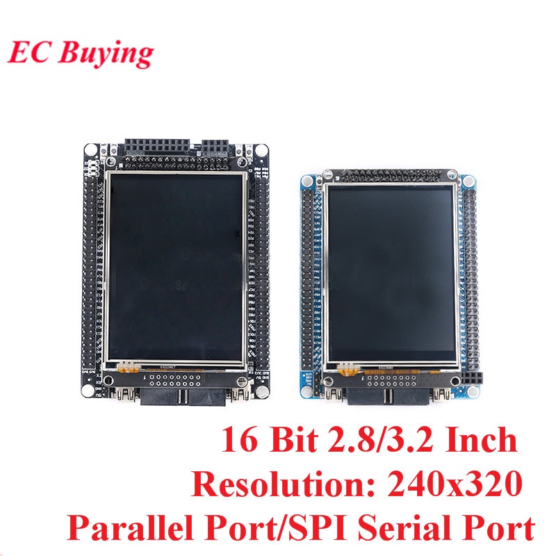 2.8/3.2 inch 16 Bit TFT Screen LCD Display Module Drive ILI9341 XPT2046 240*320 Parallel Serial Port/SPI with Resistive Touch