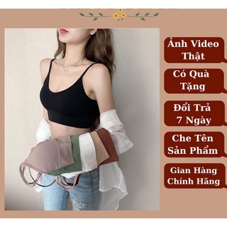 Áo bra nữ áobra len gân tăm đẹp 2 dây hở lưng khoét lưng chữ U giá rẻ giá rẻ siêu hot- Talaco