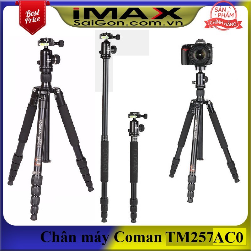 CHÂN MÁY ẢNH COMAN TM257ACO