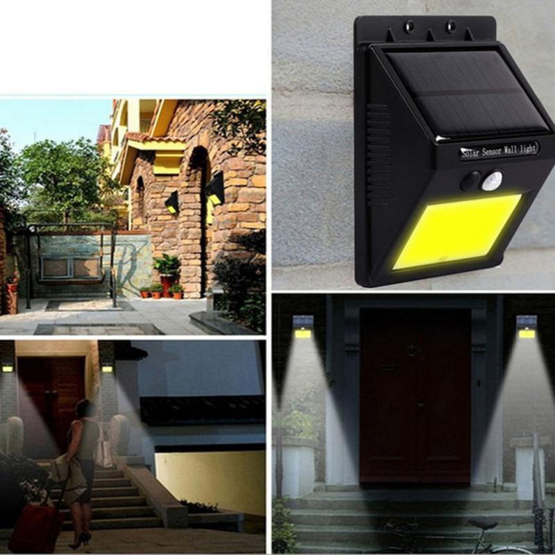 Đèn LED 48 COB Cảm Biến Chuyển Động Sử Dụng Năng Lượng Mặt Trời