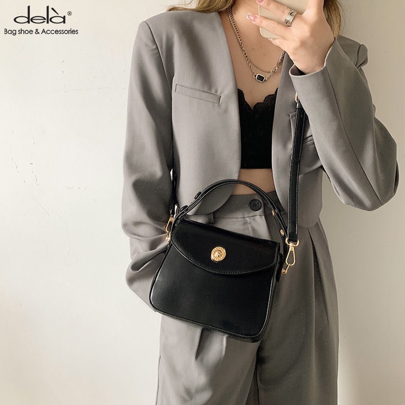 Dela Túi xách nữ đẹp công sở phong cách thời trang hàn quốc Hàng chất lượng phù hợp với giá tiền cao cấp đi làm