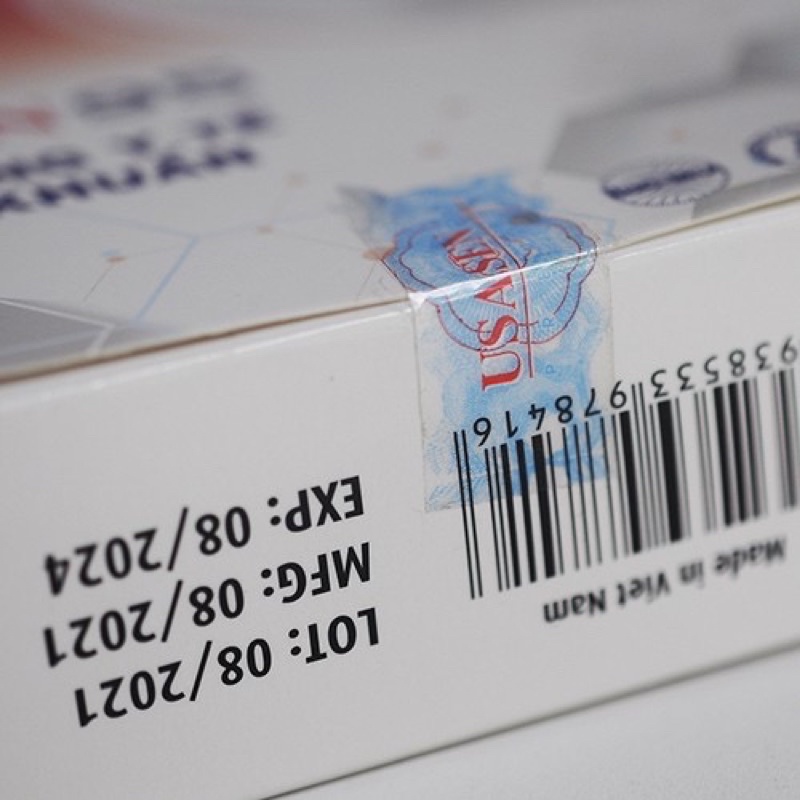 [Hộp 10 cái] Khẩu Trang N95 5 Lớp Không Van USASEN 95 Lọc Bụi Siêu Mịn, Kháng Khuẩn