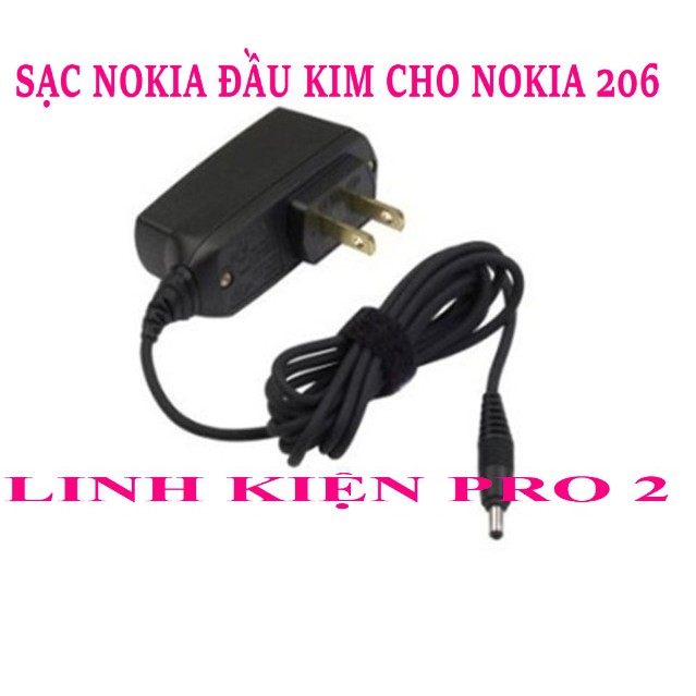 SẠC NOKIA ĐẦU KIM CHO NOKIA 206