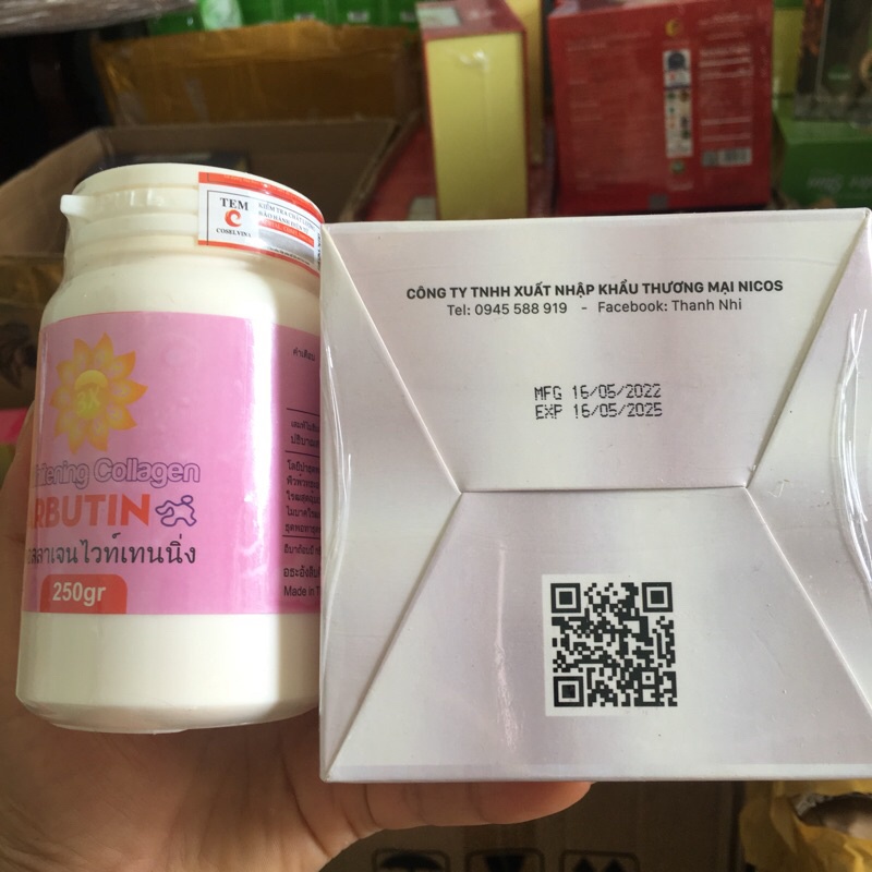 Cốt Trắng Men Bia Nicos Và Kích Trắng Abutin 3c3 250g