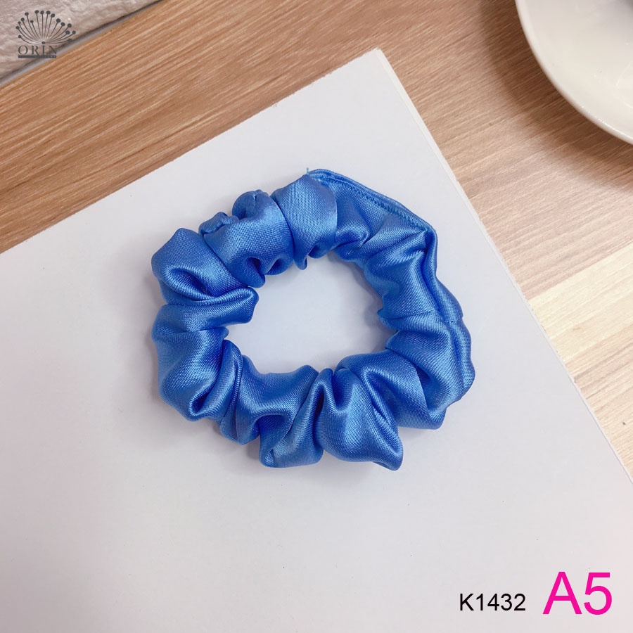 ( Size nhỏ) Dây buộc tóc, cột tóc scrunchies nhiều màu thời trang Orin K1432