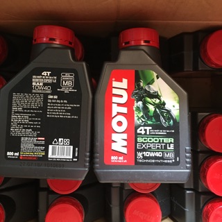 Nhớt Motul xe tay ga Scooter Expert LE 10W40 800ml