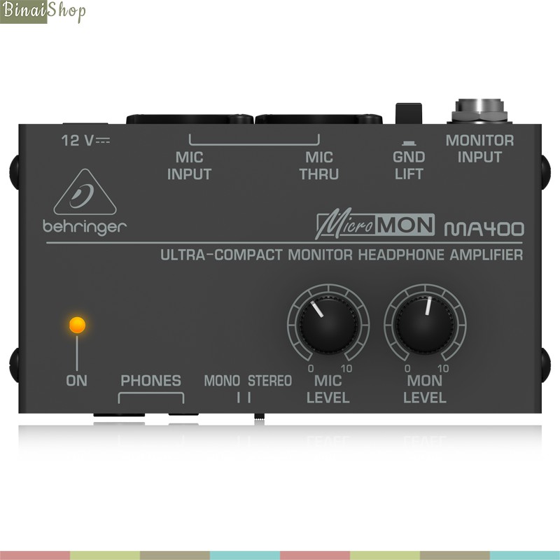 Behringer Micromon MA400 - Bộ Khuếch Đại Tai Nghe Kiểm Âm Nhỏ Gọn Cho Studio