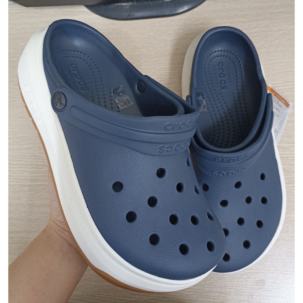 Dép sục band force Crocs đế cao nam nữ, sục đi mưa gió, giá đang siêu rẻ, PB86