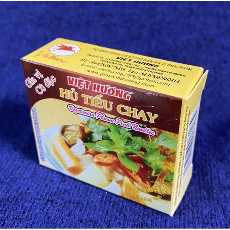 Viên Gia vị Hủ Tiếu Chay Việt Hương (1 hộp 4 viên)